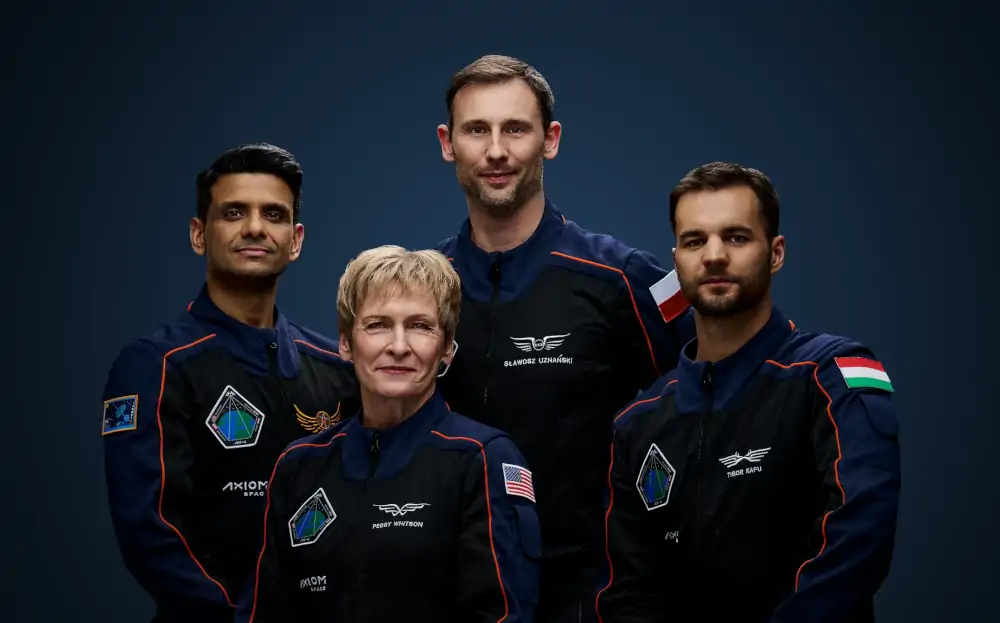 Astronauci z misji Axiom-4