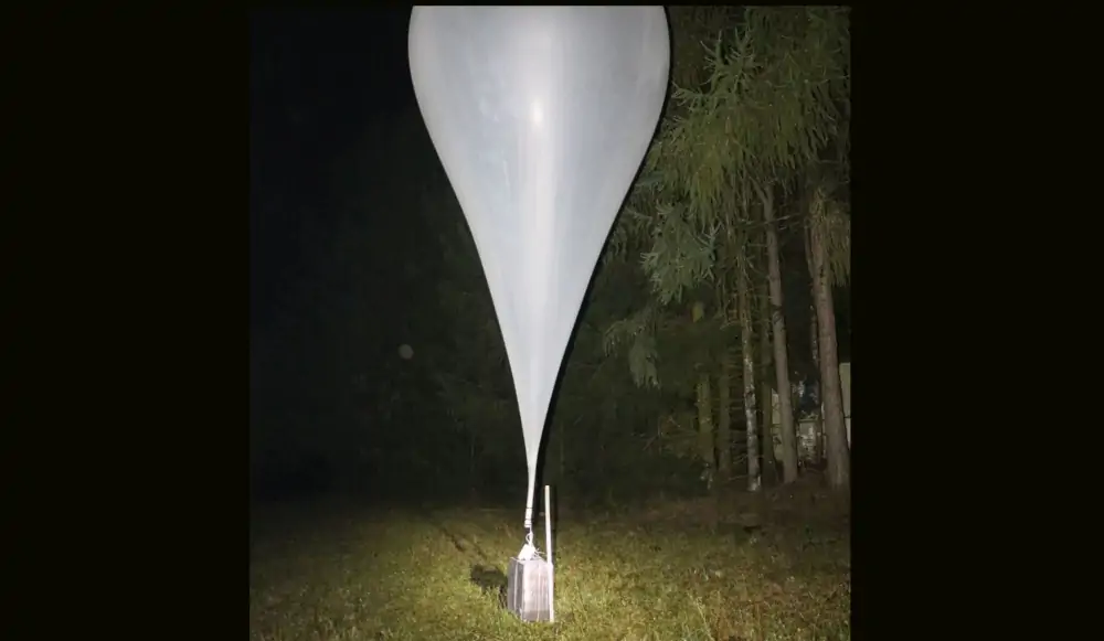Balon użyty do przemytu papierosów