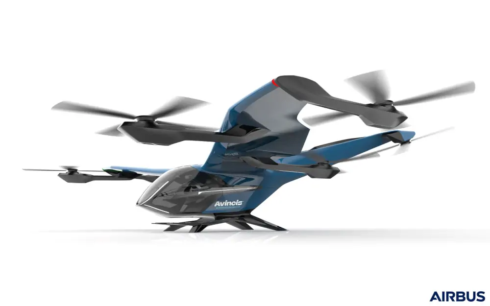 Projekt eVTOL Airbus-a