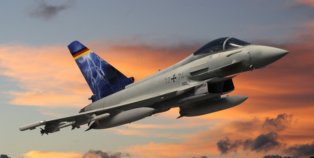 Airbus doposaży 15 niemieckich Eurofighterów do pełnienia zadań walki elektronicznej / Foto: Airbus D&S