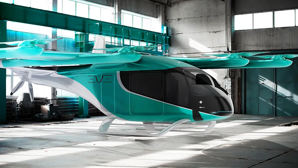 Elektryczny samolot pionowego startu i lądowania (eVTOL) od Eve Air Mobility
