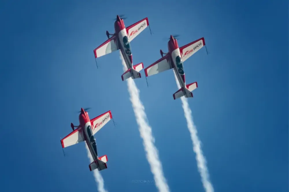 Grupa akrobacyjna Firebirds -  Źródło zdjęcia: Świdnik Air Festival