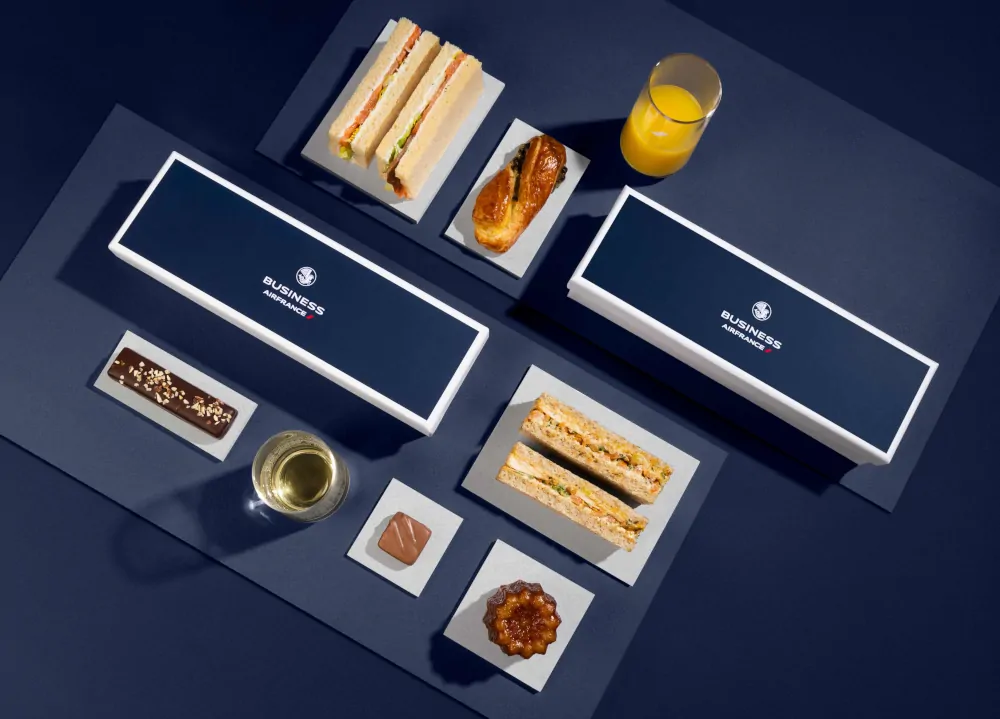 Menu Air France w nowym wydaniu
