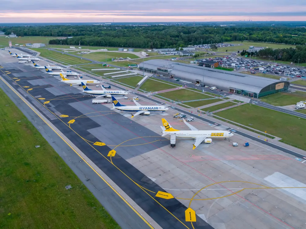 Lotnisko w Modlinie - Foto: Mater. pras. Modlin Airport