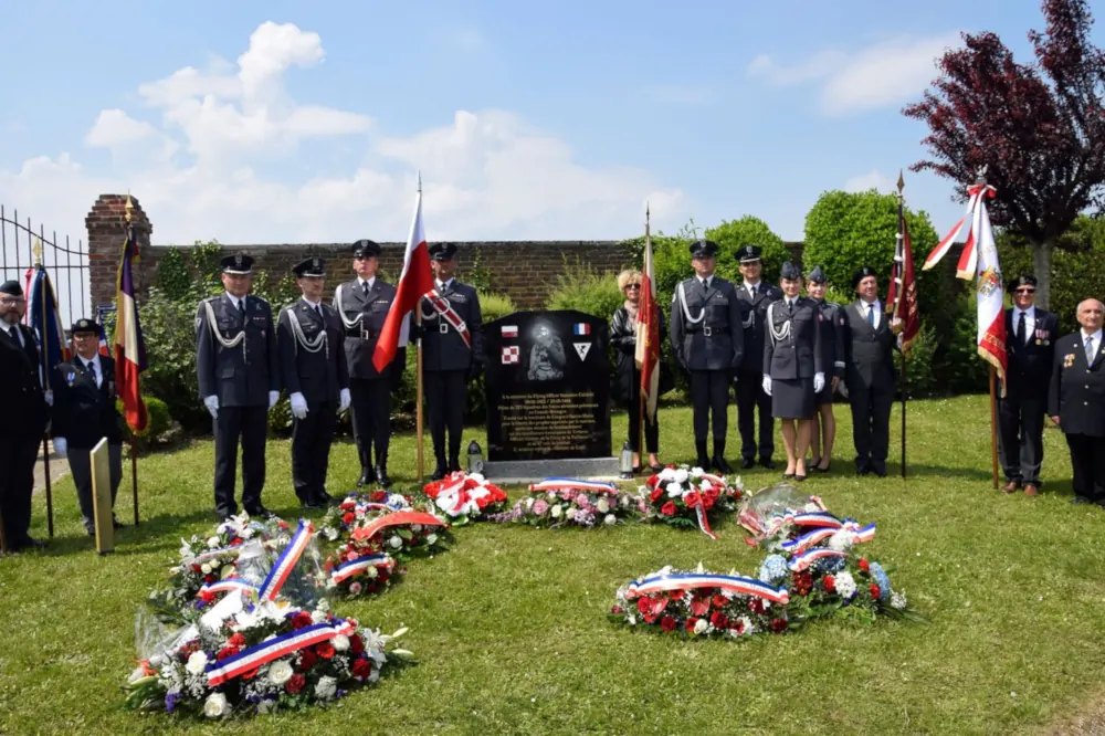 Obchody 80. rocznicy śmierci por. pil. Stanisława Calińskiego we Francji