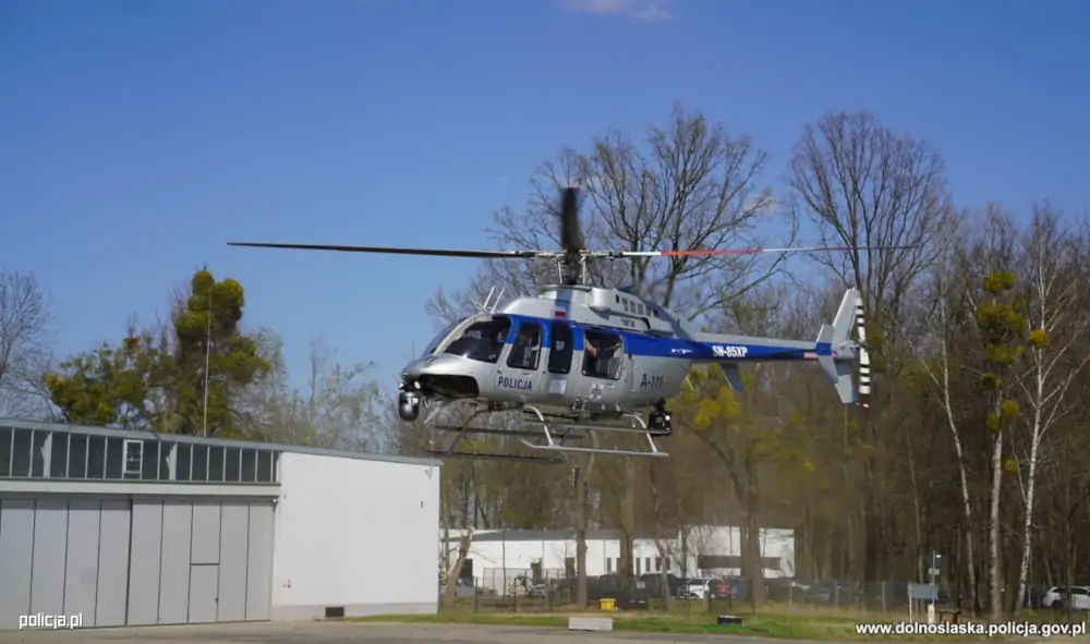 Policja na Dolnym Śląsku ma nowy śmigłowiec Bell-407GXi